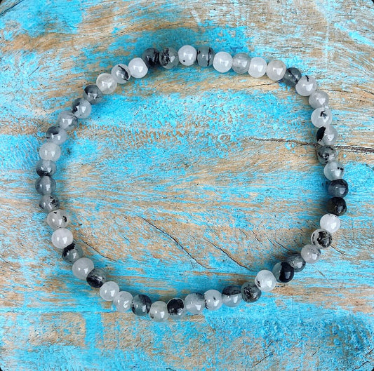 Toermalijn Kwarts armbandje "Lichtwerker"