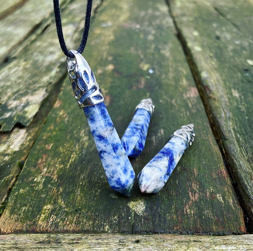 Energy point pendant Sodalite "Assertiveness &amp; Self-esteem"