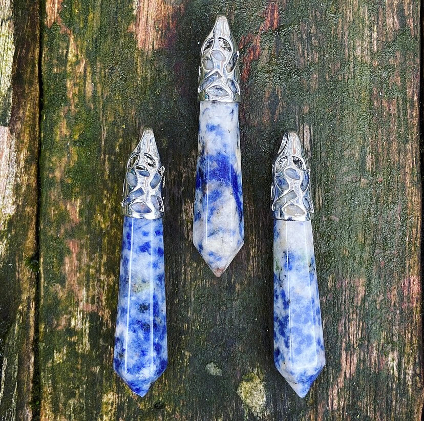 Energy point pendant Sodalite "Assertiveness &amp; Self-esteem"