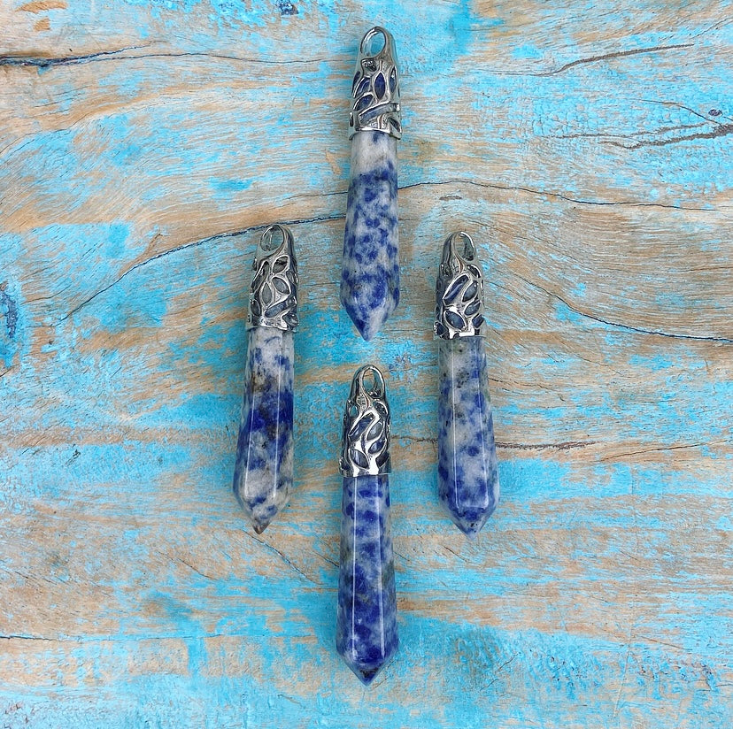 Energy point pendant Sodalite "Assertiveness &amp; Self-esteem"