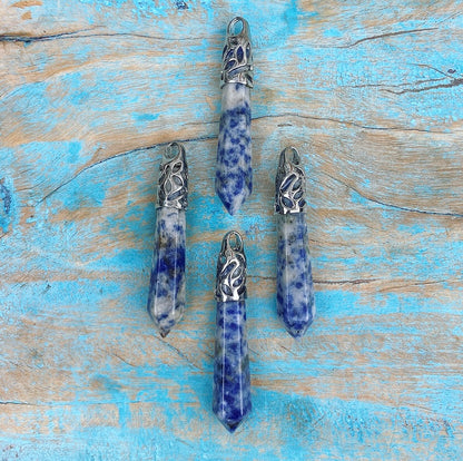 Energy point pendant Sodalite "Assertiveness &amp; Self-esteem"