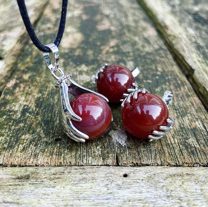 Healing Hands pendant Agate "Calmness &amp; Balance"