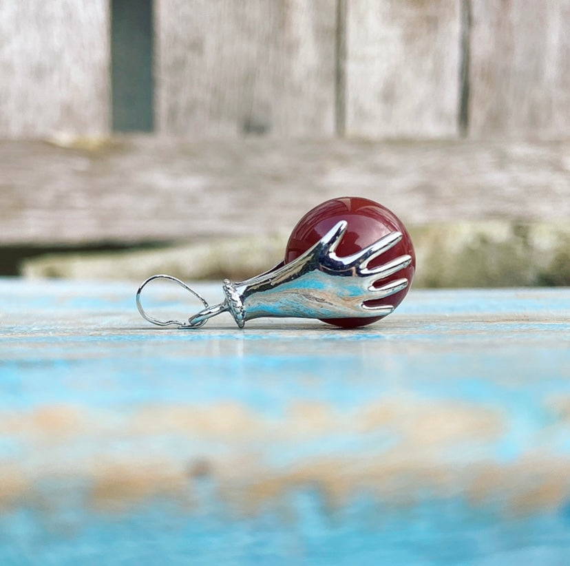 Healing Hands pendant Agate "Calmness &amp; Balance"