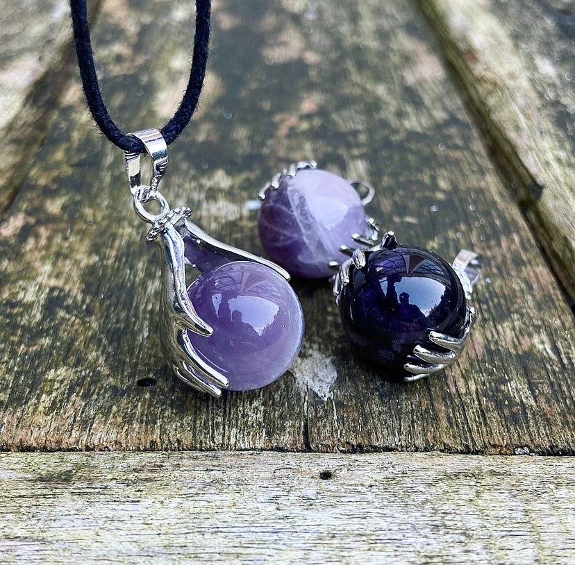 Healing Hands pendant Amethyst "Intuition"