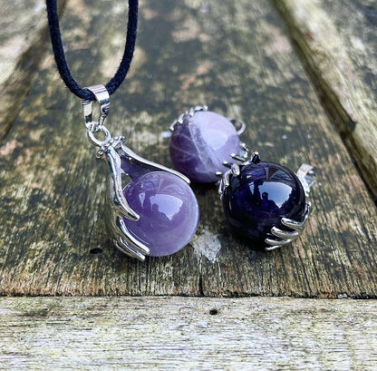 Healing Hands pendant Amethyst "Intuition"