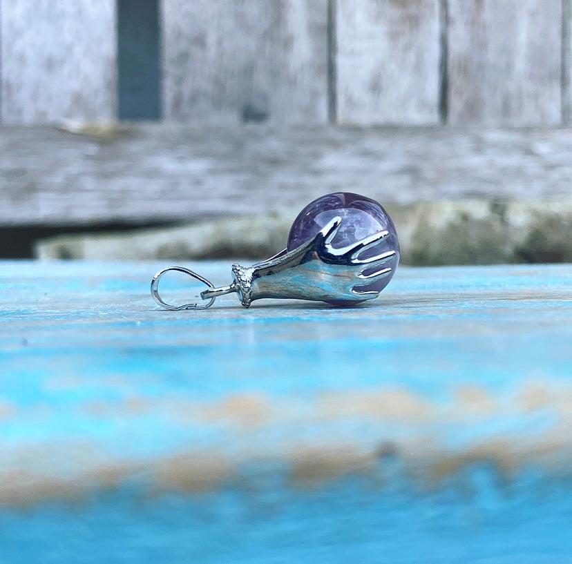 Healing Hands pendant Amethyst "Intuition"