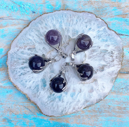 Healing Hands pendant Amethyst "Intuition"