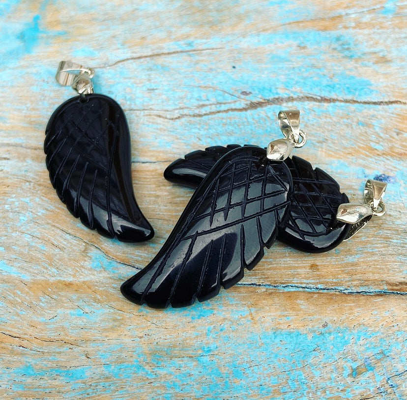 Angel Wing Hanger Onyx "Ant-Stress"