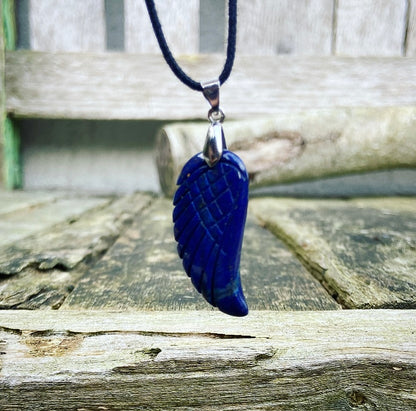 Angel Wing Hanger Lapis "Zelfvertrouwen"