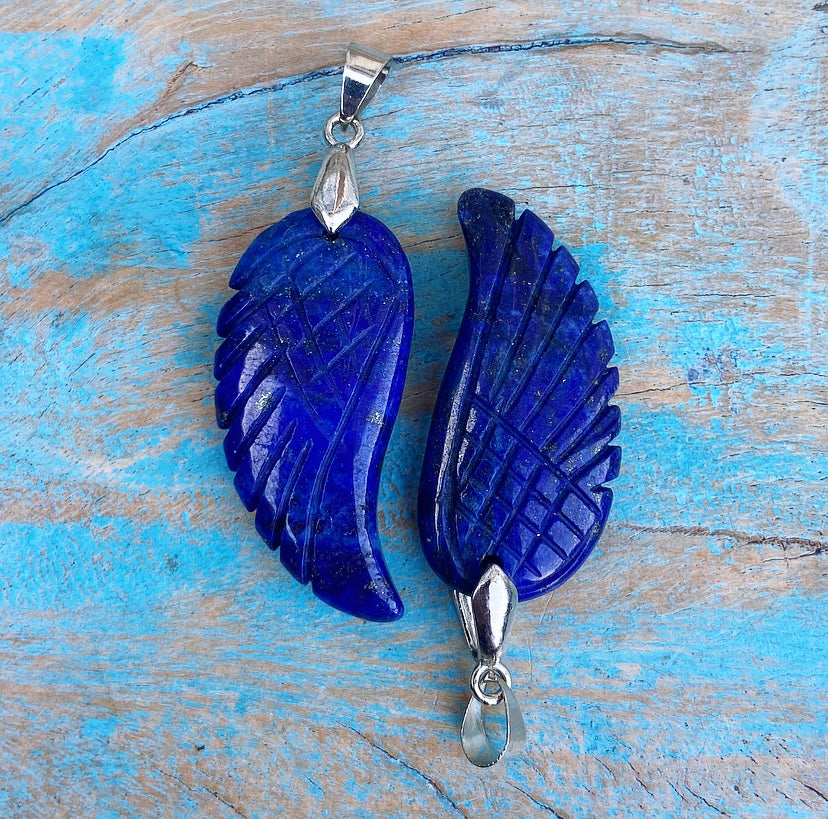 Angel Wing Hanger Lapis "Zelfvertrouwen"