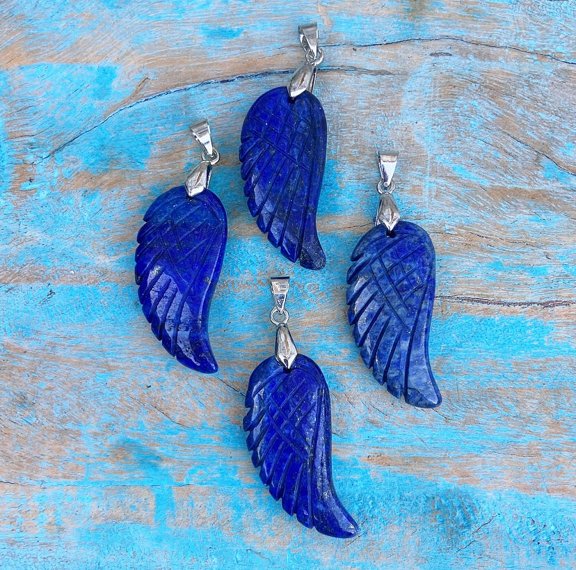 Angel Wing Hanger Lapis "Zelfvertrouwen"