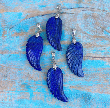 Angel Wing Hanger Lapis "Zelfvertrouwen"