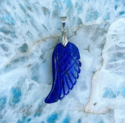 Angel Wing Hanger Lapis "Zelfvertrouwen"