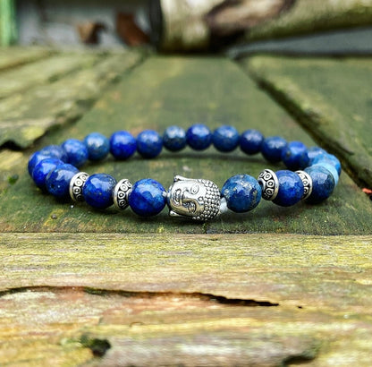 Buddha bracelet lapis "Self-confidence"