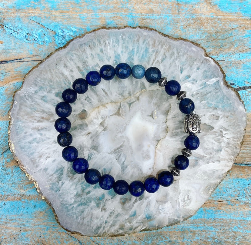 Buddha bracelet lapis "Self-confidence"