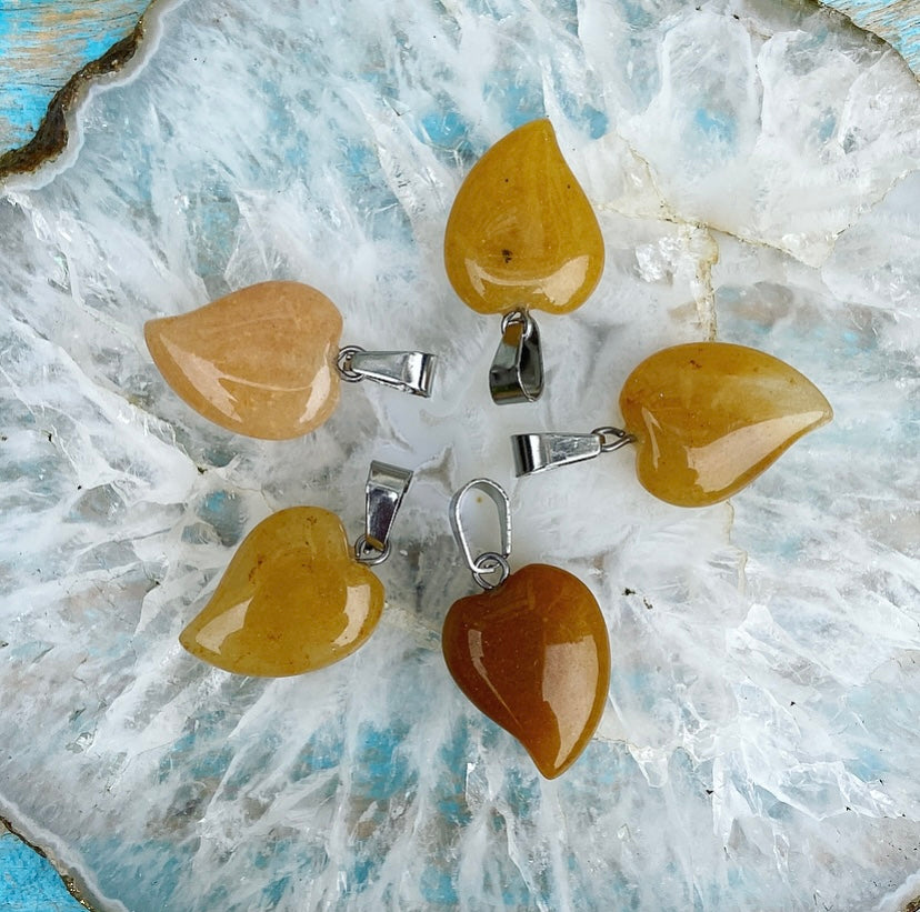 Gelber Jade-Anhänger „Solarplexus“