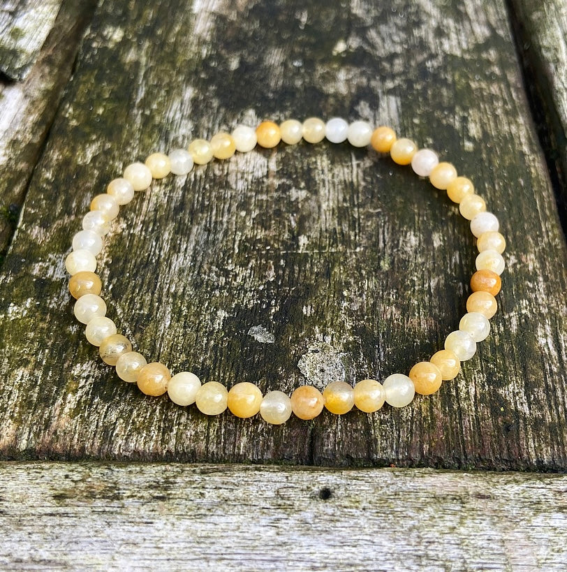 Gele Jade Armbandje "Zonnevlecht"