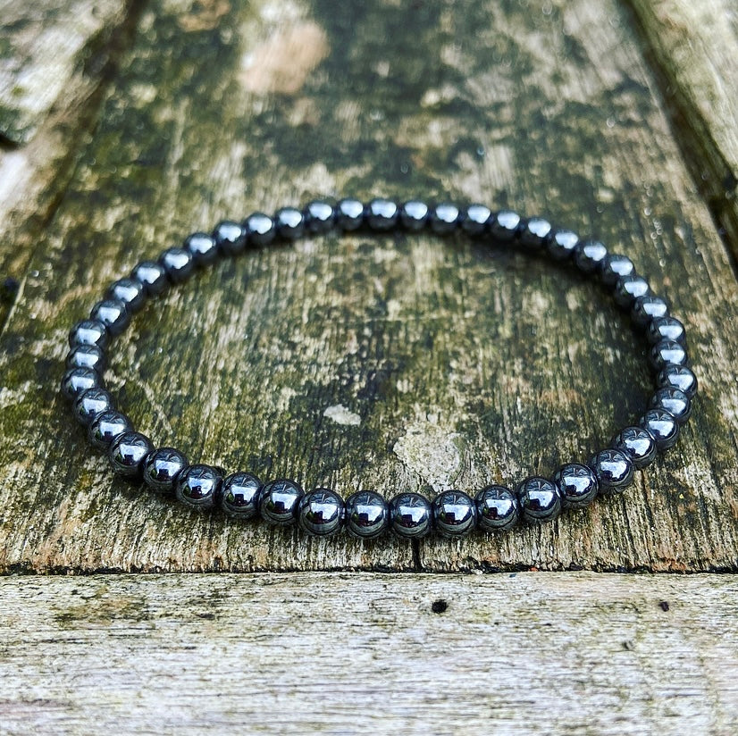 Hematite Bracelet "Drain Negative Energy"