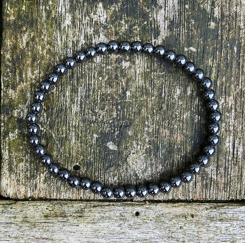 Hematite Bracelet "Drain Negative Energy"