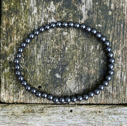 Hematite Bracelet "Drain Negative Energy"