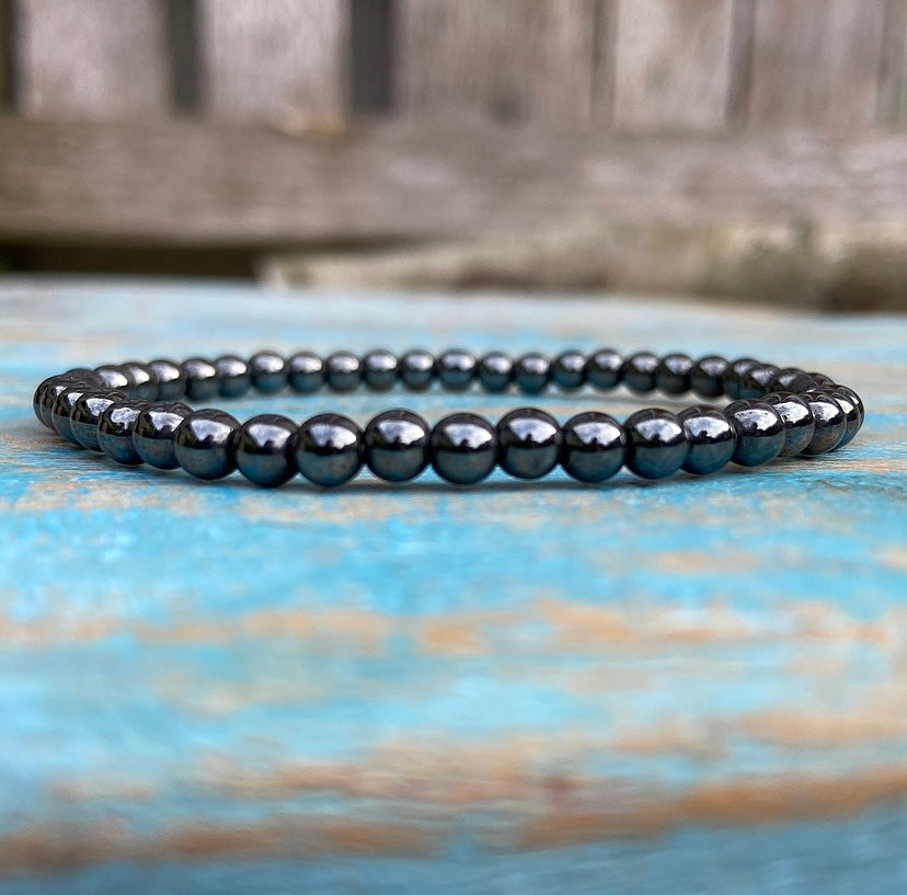 Hematite Bracelet "Drain Negative Energy"