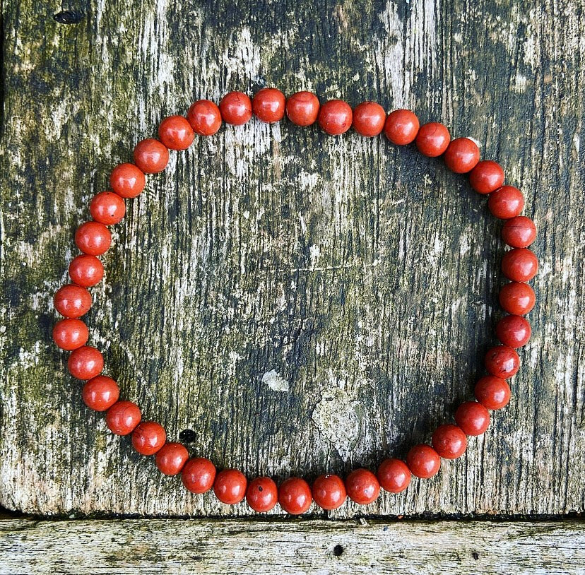 Red Jasper bracelet "Grounding"