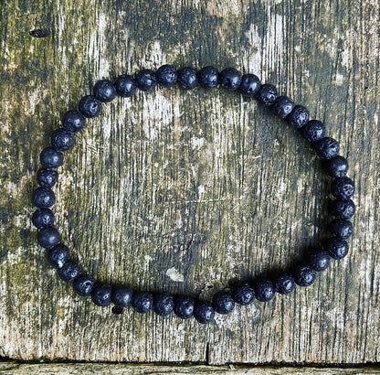 Lava stone bracelet "I'm going for it!"