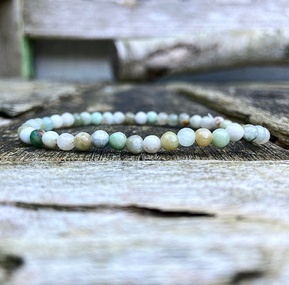 Green Jade bracelet "Luck"