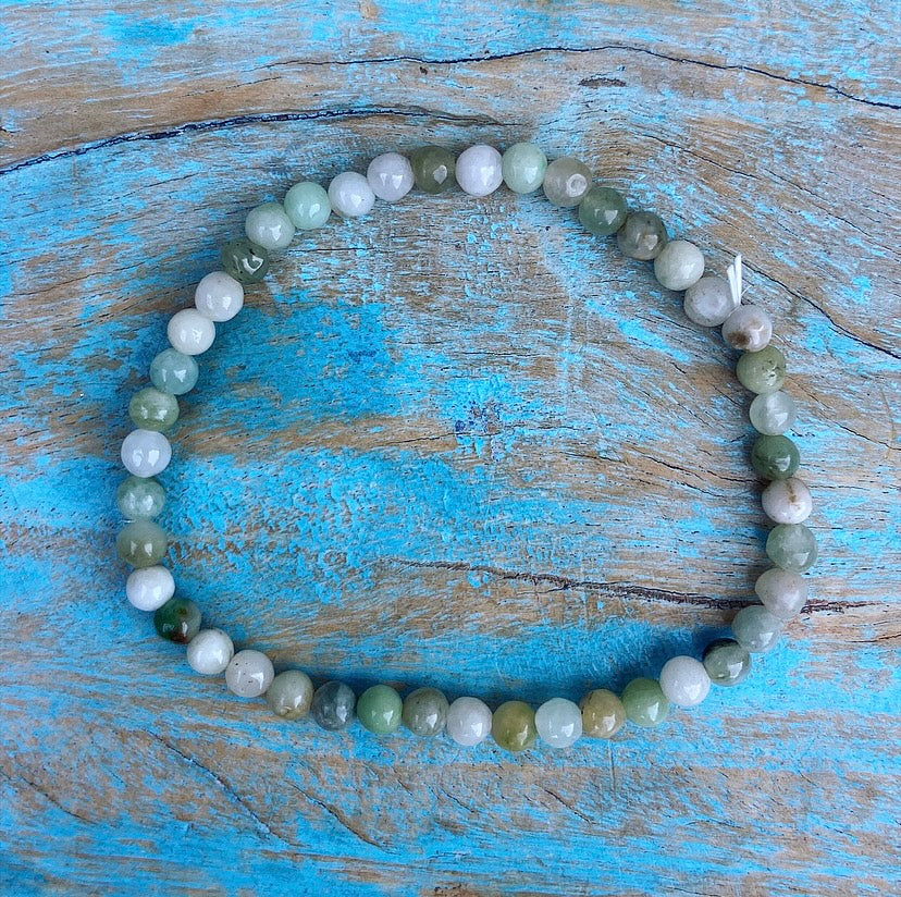 Green Jade bracelet "Luck"
