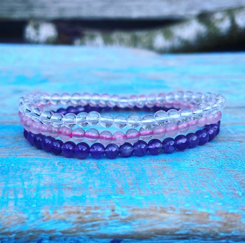 Armbanden Set "Liefde, Kracht & Wijsheid (de Gouden Driehoek)"