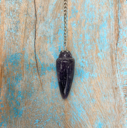 Amethist pendel "Vertrouw op je intuïtie"