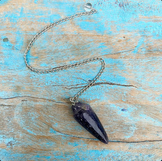 Amethist pendel "Vertrouw op je intuïtie"