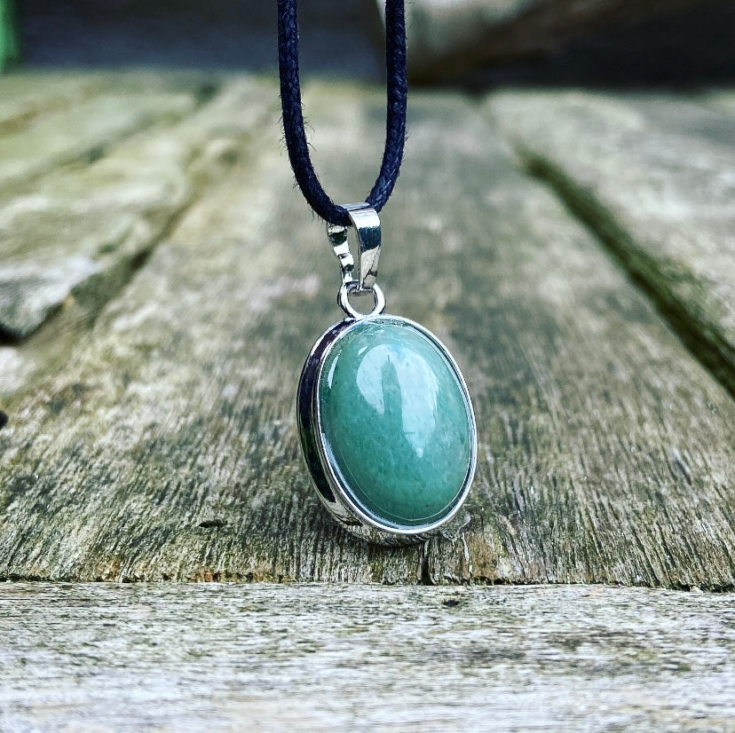 Aventurine pendant "Optimism"