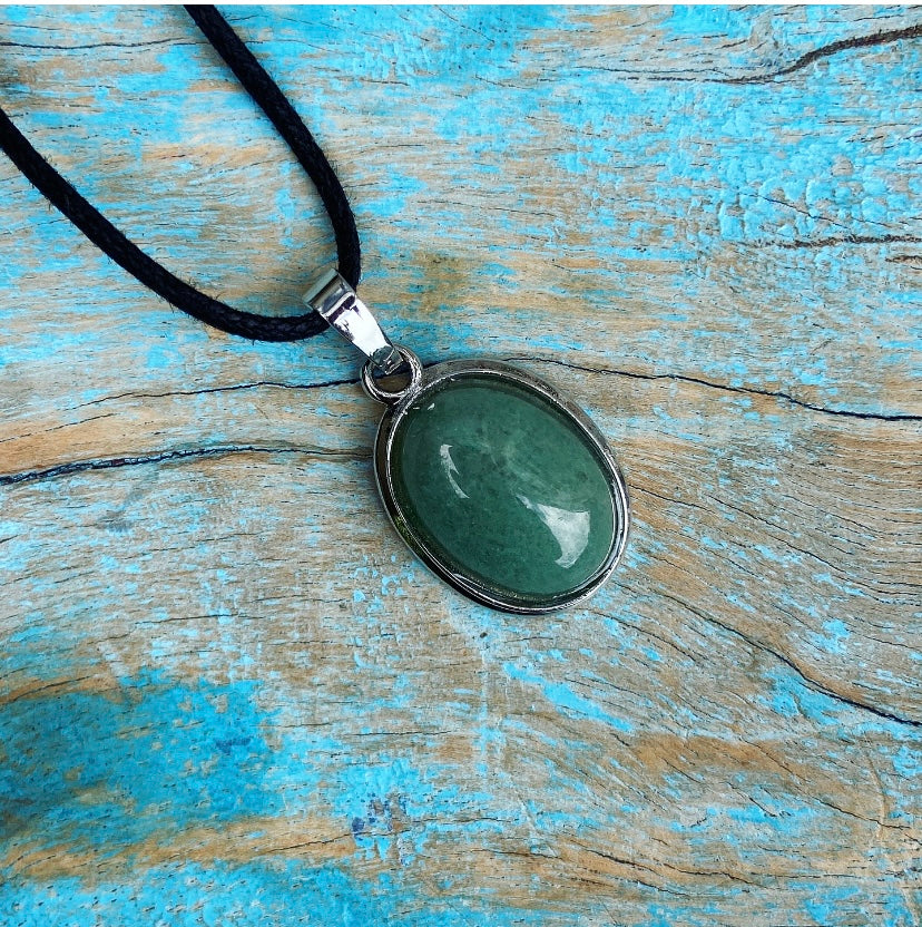 Aventurine pendant "Optimism"