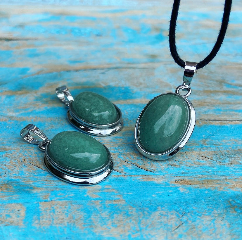 Aventurine pendant "Optimism"