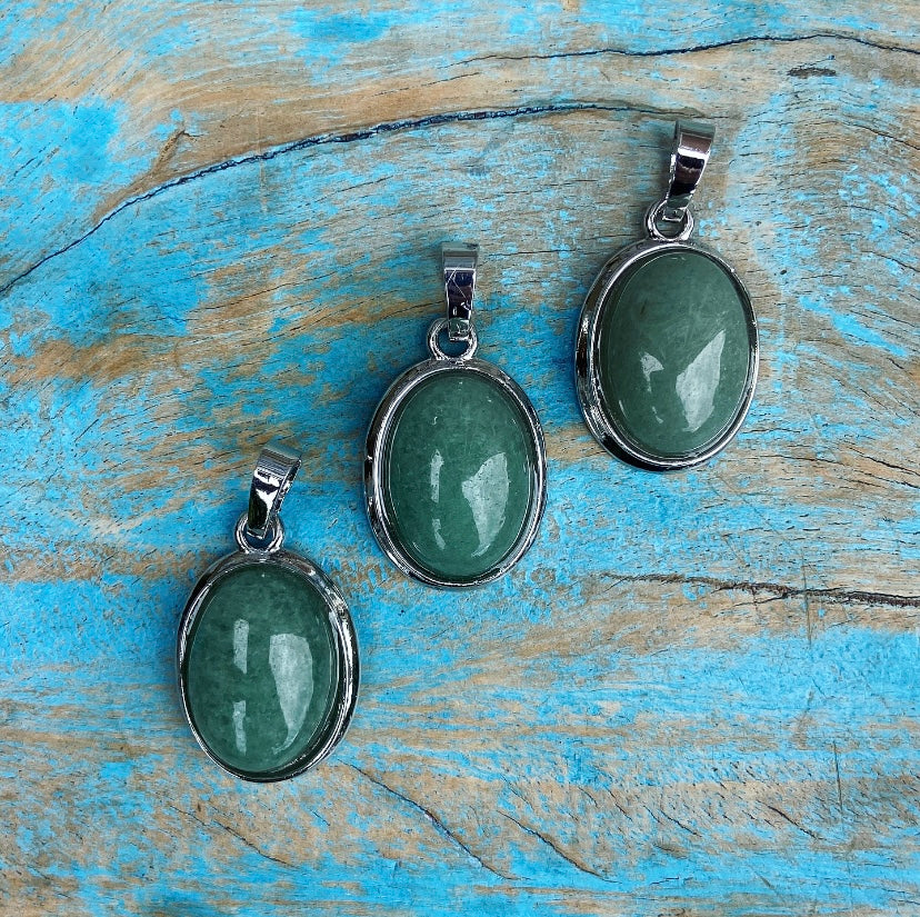 Aventurine pendant "Optimism"