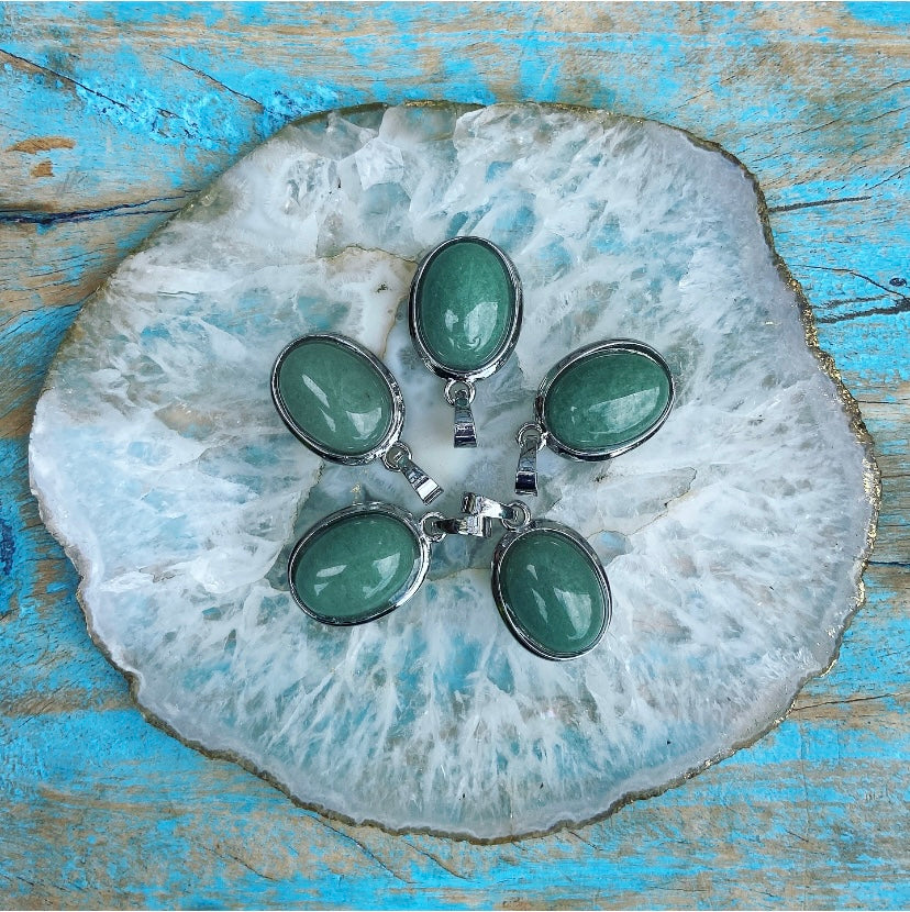 Aventurine pendant "Optimism"