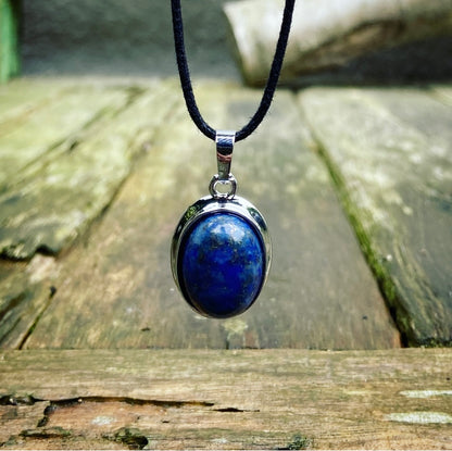Lapis Lazuli Hangertje "Keelchakra"