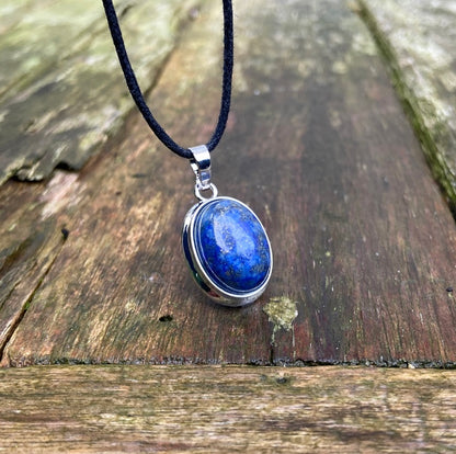 Lapis Lazuli Hangertje "Keelchakra"