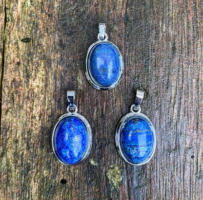 Lapis Lazuli Hangertje "Keelchakra"