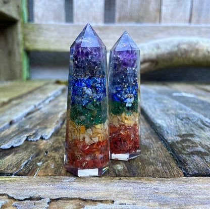 Chakra Orgon Obelisk "Crystal Balance"
