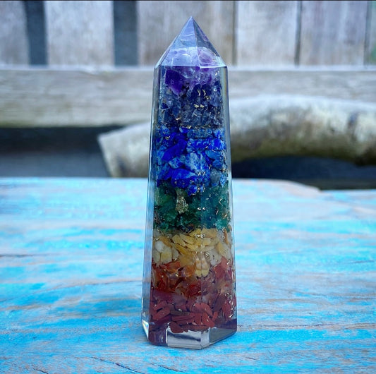 Chakra Orgon Obelisk "Crystal Balance"