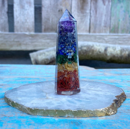 Chakra Orgon Obelisk "Crystal Balance"