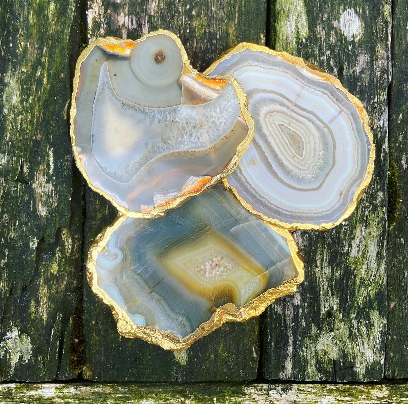 Onderzetter van Crazy Lace Agaat "Familiebanden"