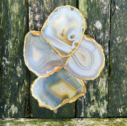 Onderzetter van Crazy Lace Agaat "Familiebanden"