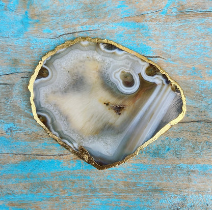 Onderzetter van Crazy Lace Agaat "Familiebanden"