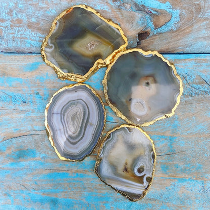 Onderzetter van Crazy Lace Agaat "Familiebanden"