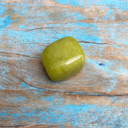 Groene Jade knuffelsteen "Geluk"