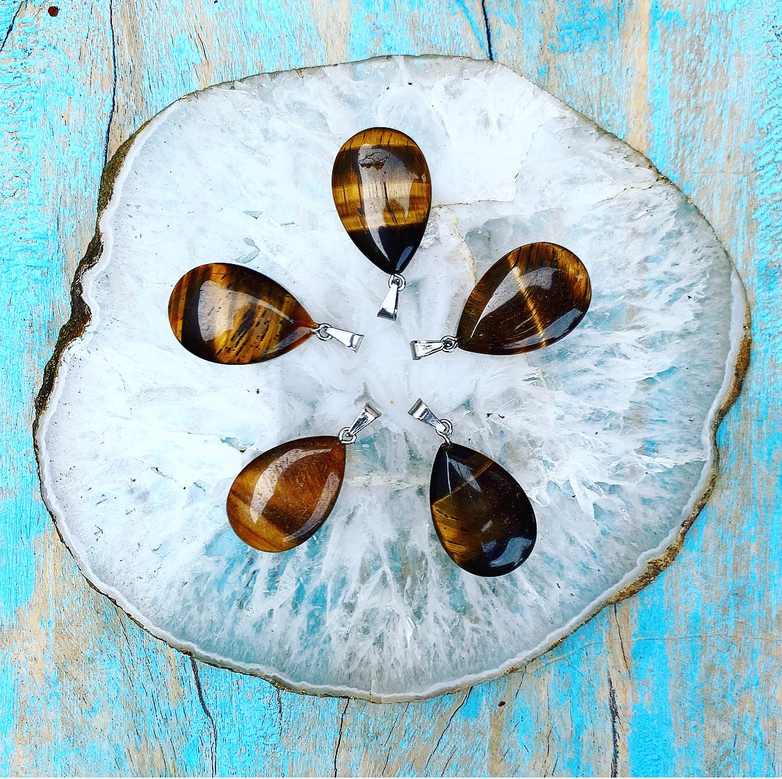 Tiger Eye Pendant "Powerful Radiance"