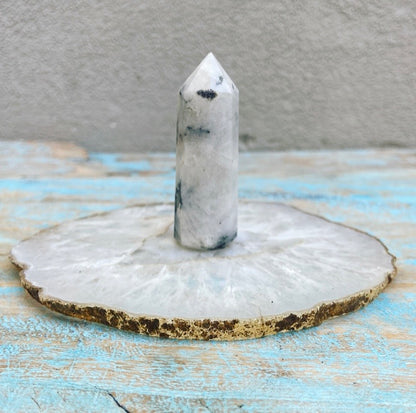 Maansteen Obelisk "Mystieke Kracht"
